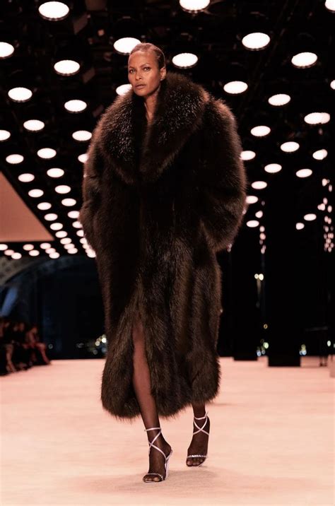ysl fur jacket